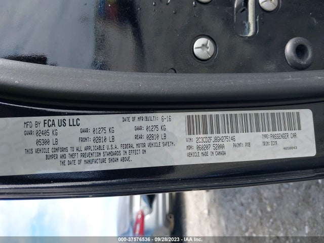 Dodge Challenger 392 Hemi Scat Pack Shaker 2016 2C3CDZFJ8GH275146 Image 9