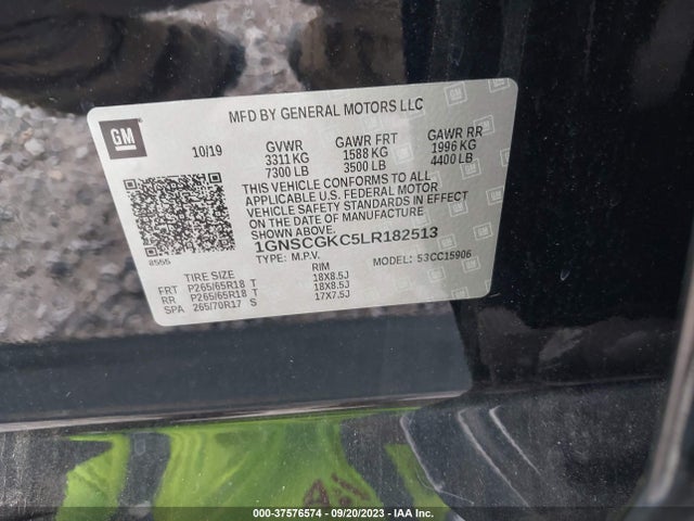 Chevrolet Suburban Ls 2020 1GNSCGKC5LR182513 Image 9