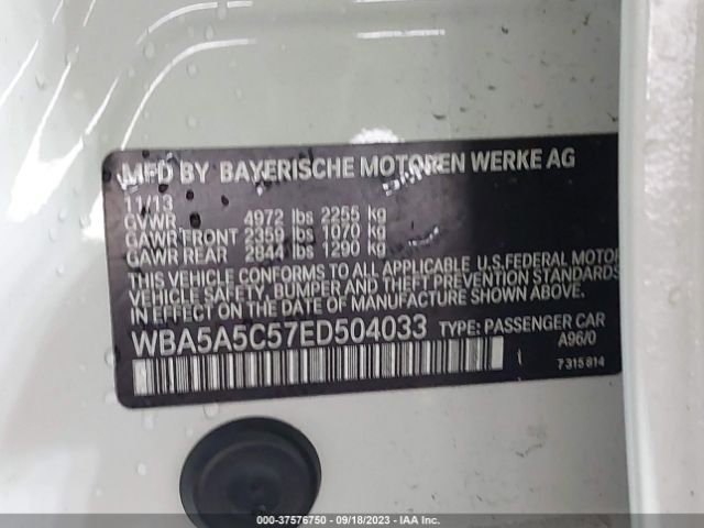 WBA5A5C57ED504033 BMW 5 Series 528i