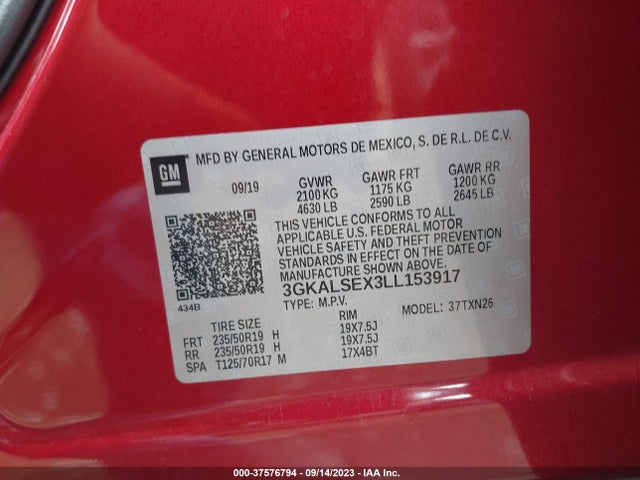 GMC Terrain Denali 2020 3GKALSEX3LL153917 Image 9