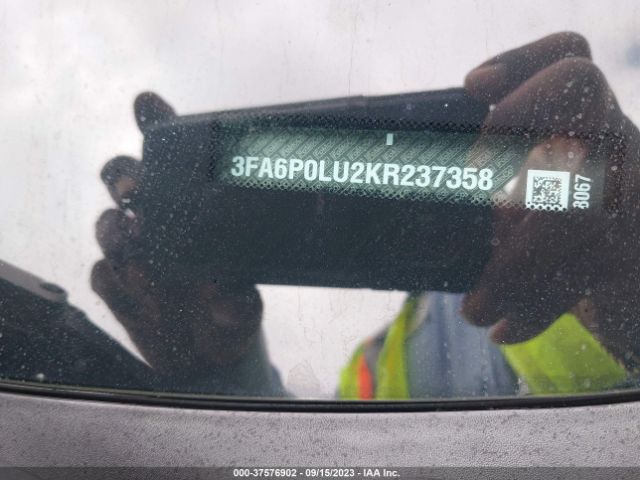 3FA6P0LU2KR237358 Ford Fusion Hybrid Se