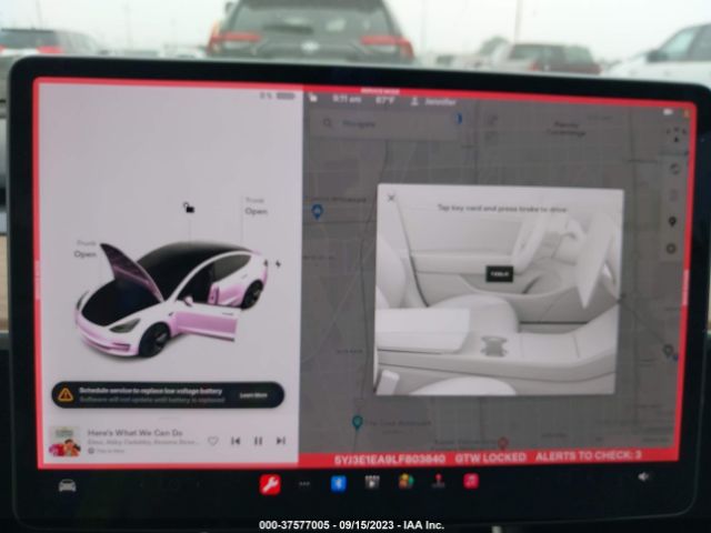 5YJ3E1EA9LF803840 Tesla Model 3 Standard Range
