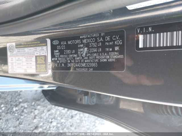 3KPF24AD5ME329965 KIA Forte Lxs