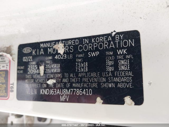 KNDJ63AU8M7786410 KIA Soul Gt-line
