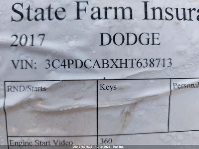 Dodge JOURNEY SE 2017 3C4PDCABXHT638713 Image 9