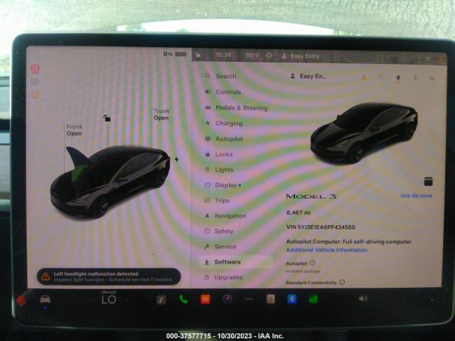 5YJ3E1EA6PF434568 Tesla MODEL 3
