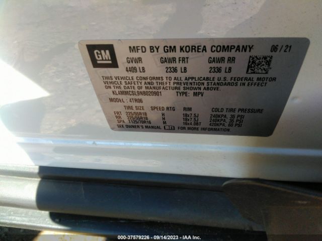 KL4MMCSL9NB020901 Buick Encore Gx Preferred