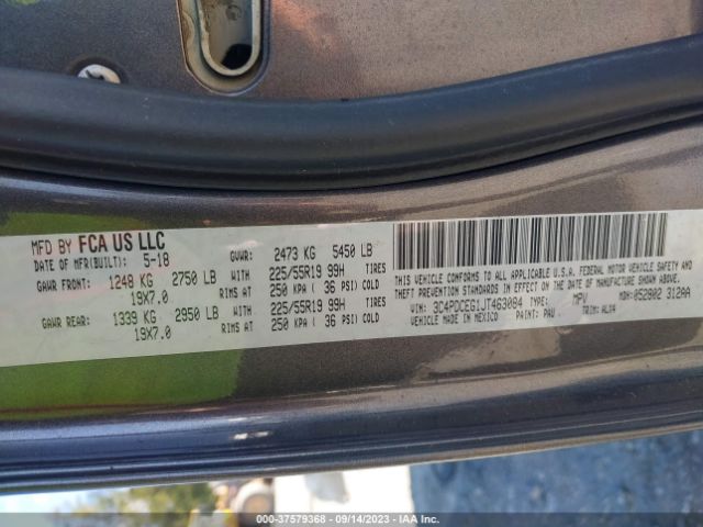 3C4PDCEG1JT463084 Dodge JOURNEY GT
