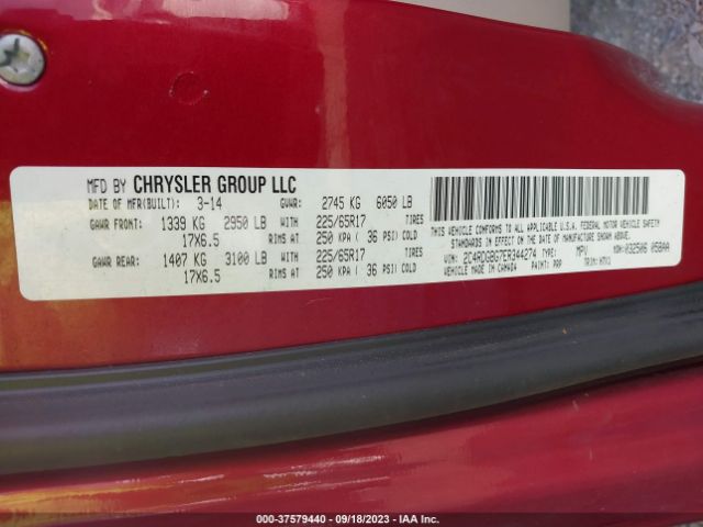 2C4RDGBG7ER344274 Dodge Grand Caravan American Value Pkg