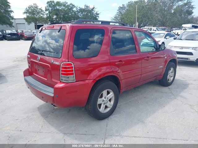 2006 MERCURY MARINER HYBRID VIN: 4M2CU98H86KJ02685