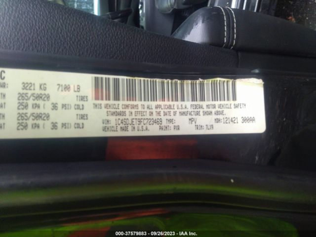 1C4SDJET9FC723469 Dodge Durango Citadel