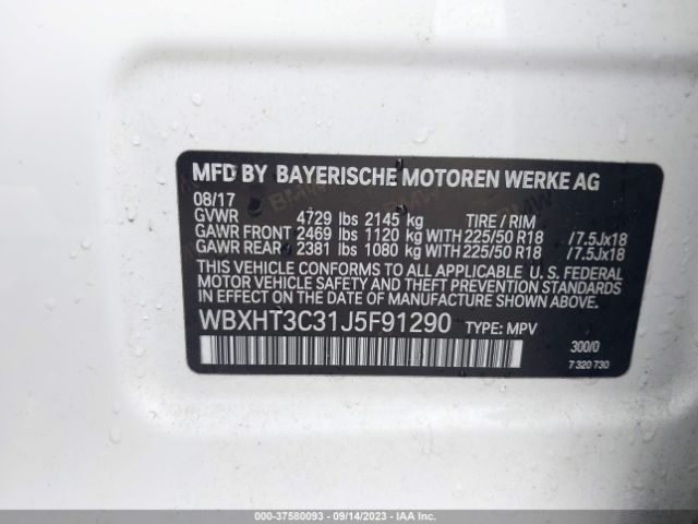 WBXHT3C31J5F91290 BMW X1 Xdrive28i
