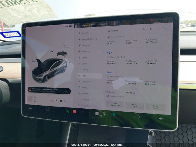 Tesla Model 3 Range Battery 2018 5YJ3E1EA6JF034873 Image 7