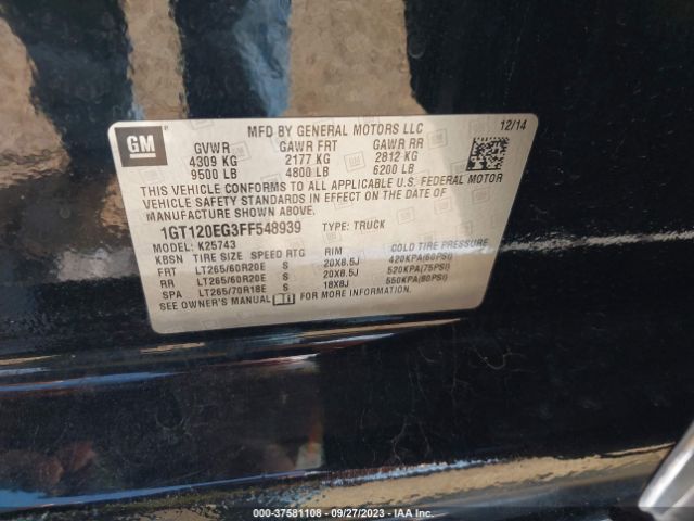 1GT120EG3FF548939 GMC Sierra 2500hd Denali