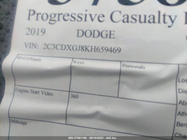 2C3CDXGJ8KH659469 Dodge Charger Scat Pack