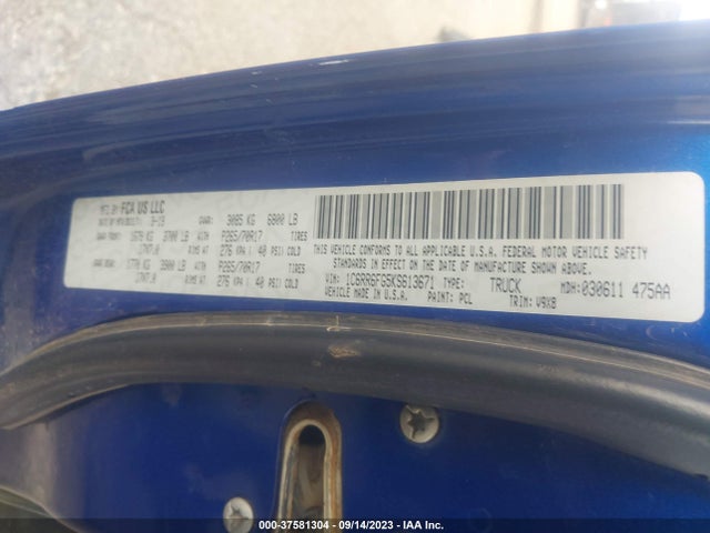 1C6RR6FG5KS613671 RAM 1500 Classic Tradesman