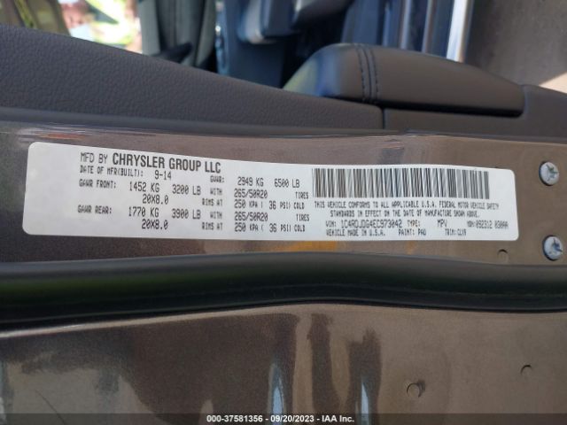 1C4RDJDG4EC973042 Dodge DURANGO LIMITED