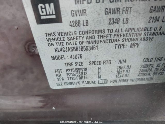 KL4CJASB6JB553461 Buick Encore Preferred