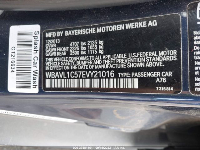 WBAVL1C57EVY21016 BMW X1 Xdrive28i