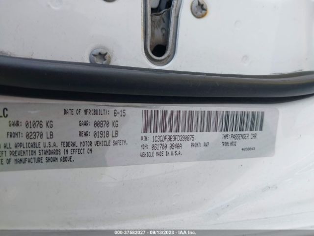 1C3CDFBB3FD390875 Dodge DART SXT
