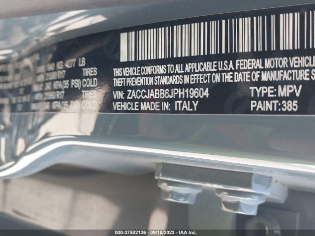 ZACCJABB6JPH19604 Jeep Renegade Latitude