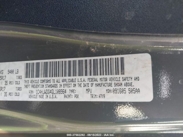 1C4HJWDG4GL108964 Jeep Wrangler Unlimited Sport