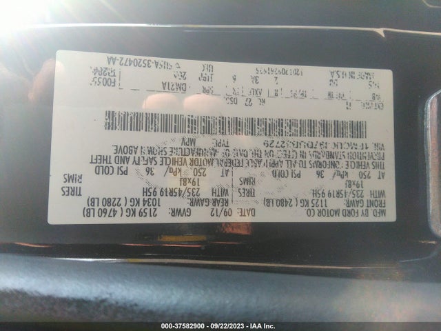 2013 FORD ESCAPE TITANIUM VIN: 1FMCU0J97DUB32729