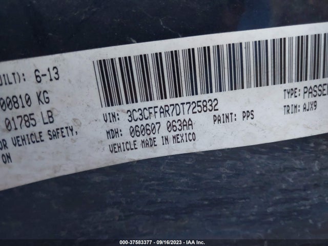 2013 FIAT 500 3C3CFFAR7DT725832 Photo 8