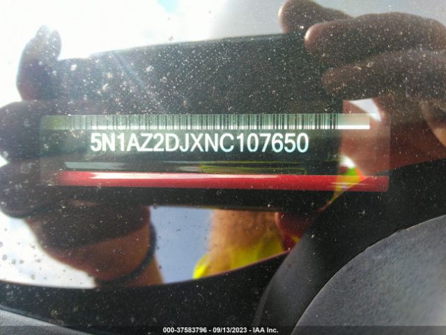5N1AZ2DJXNC107650 Nissan Murano Platinum