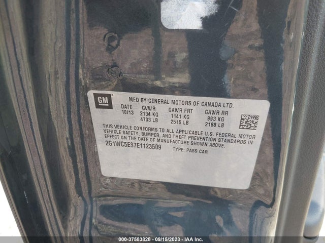 Chevrolet Impala Limited Ltz 2014 2G1WC5E37E1123509 Image 9