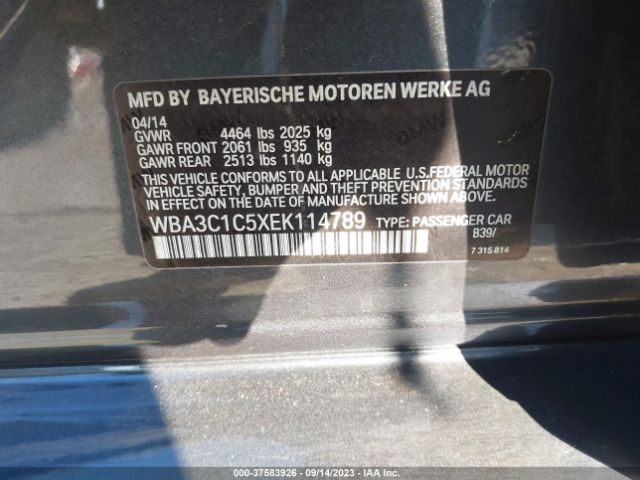 WBA3C1C5XEK114789 BMW 3 Series 328i