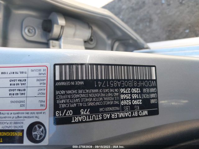 WDDHF8JB0EA851741 Mercedes-Benz E-class E 350