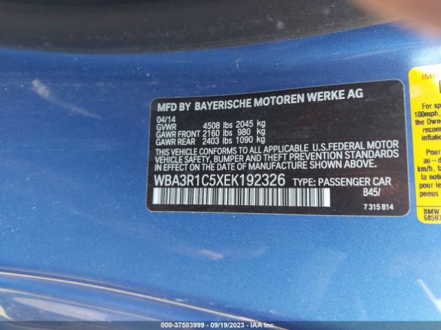 WBA3R1C5XEK192326 BMW 4 Series 435i