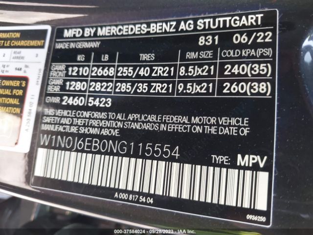W1N0J6EB0NG115554 Mercedes-Benz Glc Amg Glc 43
