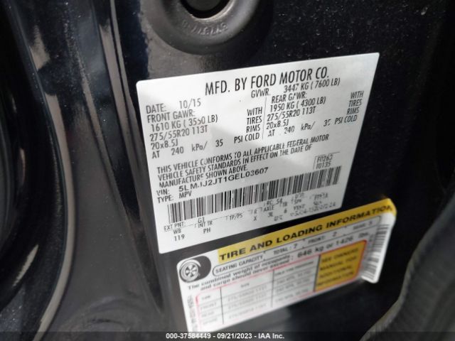 5LMJJ2JT1GEL03607 Lincoln Navigator Select