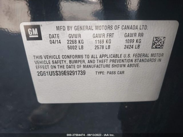 2G61U5S39E9291739 Cadillac Xts W20 Livery Package