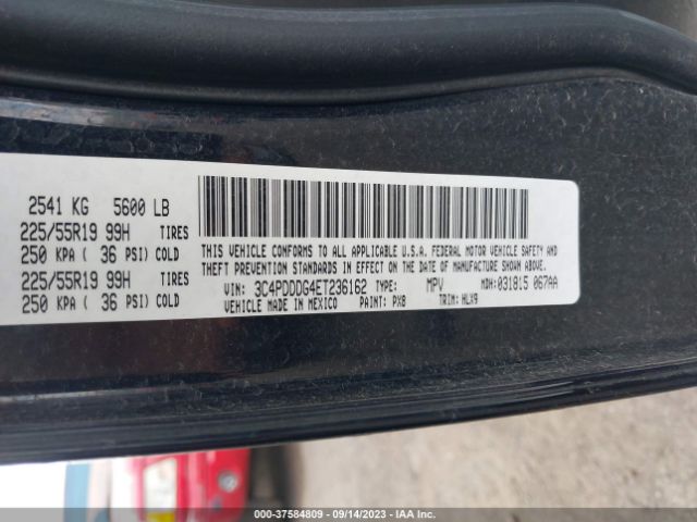 3C4PDDDG4ET236162 Dodge Journey Limited
