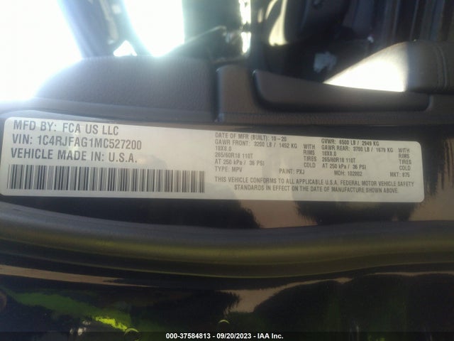 1C4RJFAG1MC527200 Jeep Grand Cherokee Laredo E