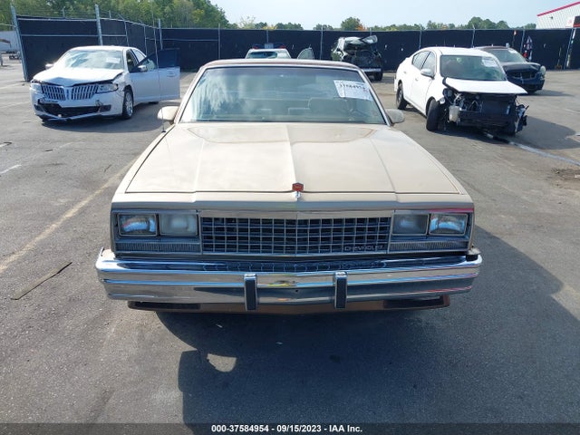 1987 CHEVROLET EL CAMINO VIN: 3GCCW80H7HS913388