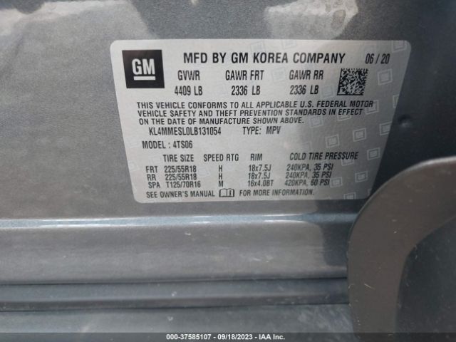 KL4MMESL0LB131054 Buick Encore Gx Select