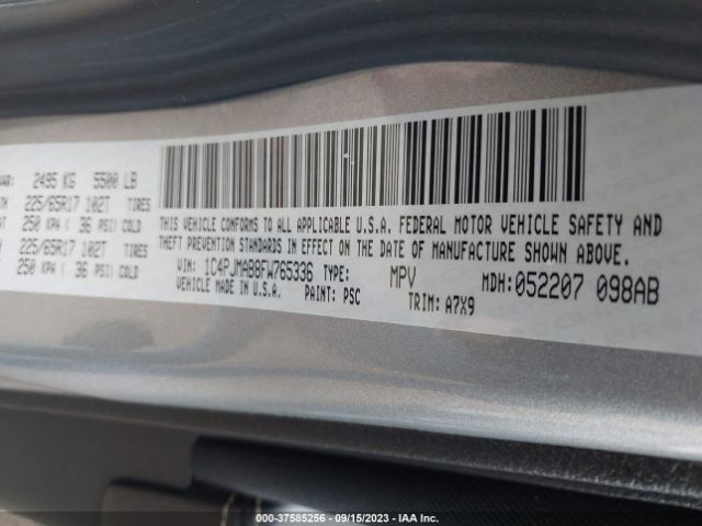 1C4PJMAB8FW765336 Jeep Cherokee Sport