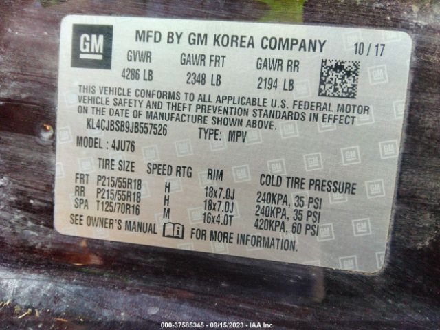 KL4CJBSB9JB557526 Buick Encore Preferred Ii