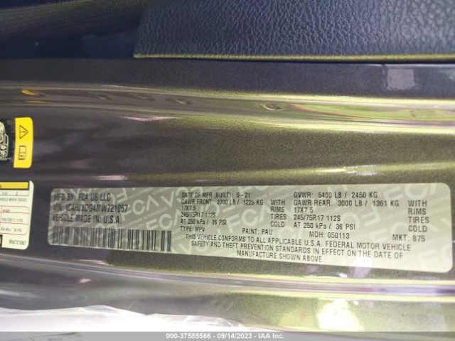 1C4HJXDG4MW721067 Jeep Wrangler Unlimited Sport