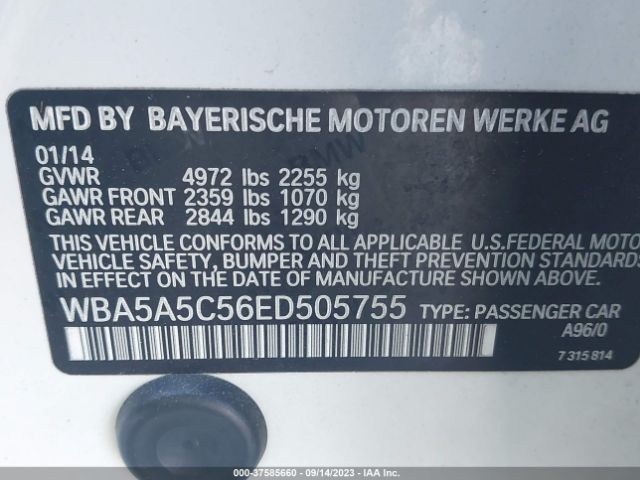 WBA5A5C56ED505755 BMW 5 Series 528i