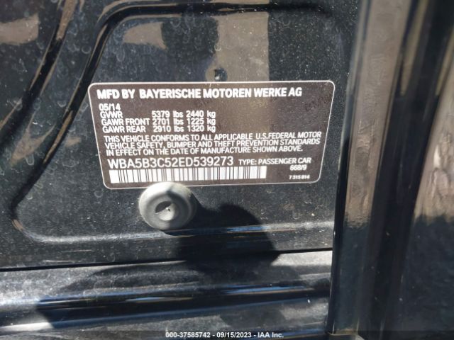 WBA5B3C52ED539273 BMW 5 Series 535i Xdrive