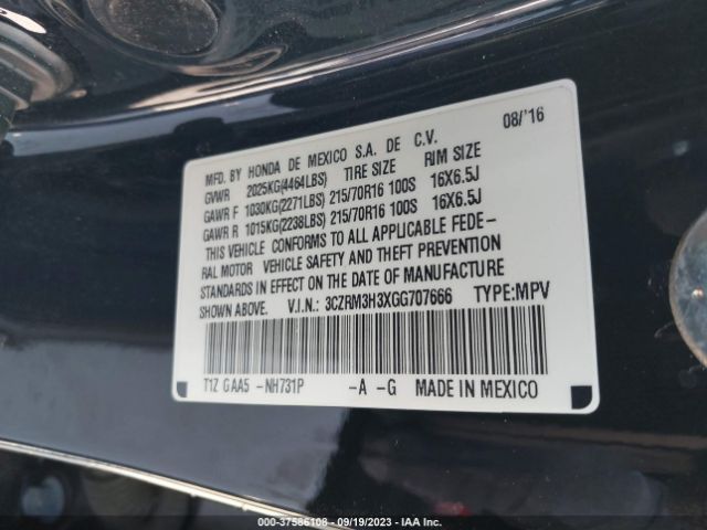 3CZRM3H3XGG707666 Honda CR-V LX