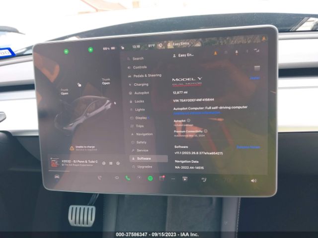 7SAYGDEF4NF415644 Tesla Model Y Performance