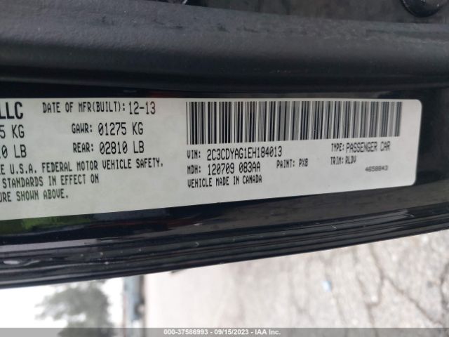 2C3CDYAG1EH184013 Dodge Challenger Sxt Plus