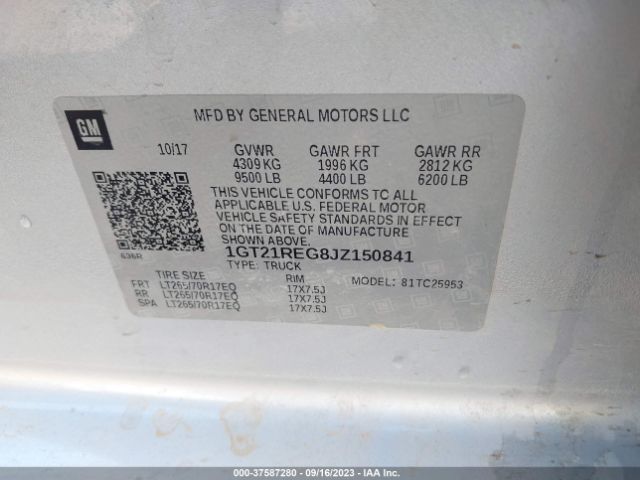 1GT21REG8JZ150841 GMC SIERRA 2500HD