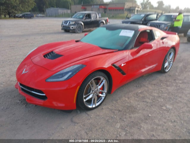 Chevrolet Corvette Stingray Z51 3lt 2014 1G1YM2D78E5113255 Image 2